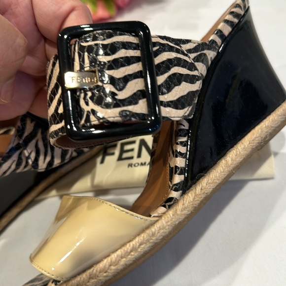 Authentic Fendi wedges - Picture 6 of 11